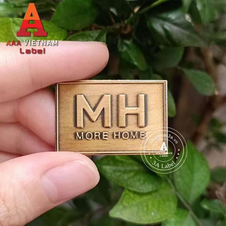 In tem đồng dập nổi giả cổ - Mẫu 05