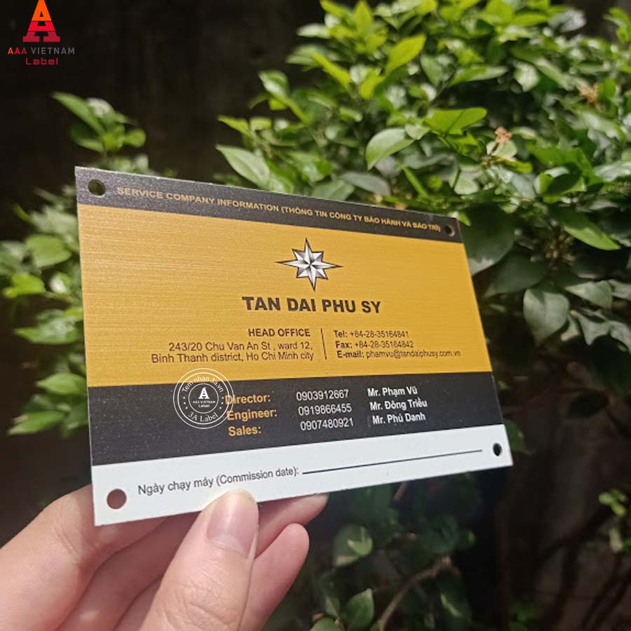 Tem nhôm in đẹp giá rẻ - Mẫu 04