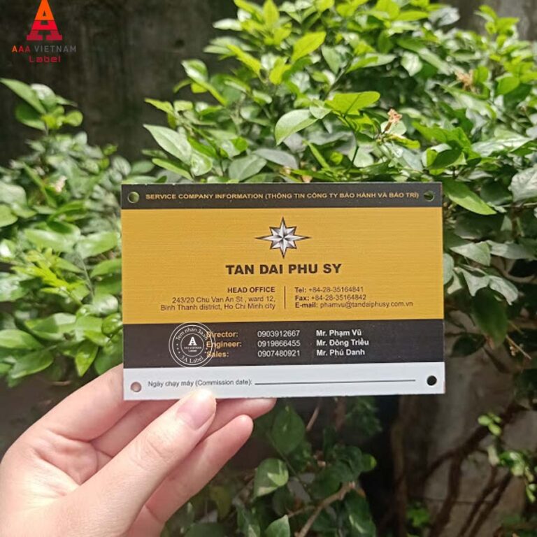 Tem nhôm in đẹp giá rẻ - Mẫu 04