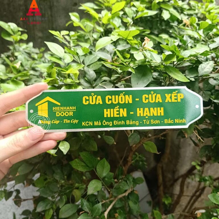 Tem nhôm in đẹp giá rẻ - Mẫu 16