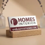 Tem nội thất kim loại nhôm đồng inox - Mẫu 05