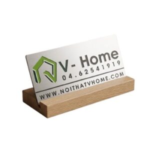 Tem nội thất kim loại nhôm đồng inox - Mẫu 01