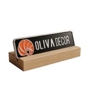 Tem nội thất kim loại nhôm đồng inox - Mẫu 14