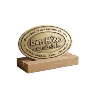 Tem nội thất kim loại nhôm đồng inox - Mẫu 18