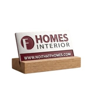 Tem nội thất kim loại nhôm đồng inox - Mẫu 06