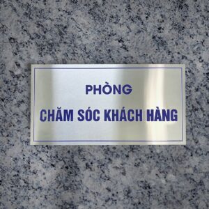 In biển tên phòng ban inox nhôm đồng hợp kim - Mẫu 26