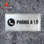 In biển tên phòng ban inox nhôm đồng hợp kim - Mẫu  1
