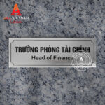 In biển tên phòng ban inox nhôm đồng hợp kim - Mẫu 19
