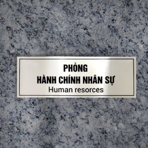 In biển tên phòng ban inox nhôm đồng hợp kim - Mẫu 27