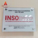Biển công ty đẹp chất liệu mica - Mẫu 11