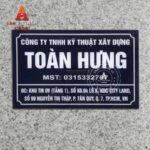 Biển công ty đẹp chất liệu mica - Mẫu 11