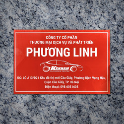 Biển công ty đẹp chất liệu mica - Mẫu 20