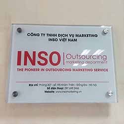Biển công ty đẹp chất liệu mica - Mẫu 18