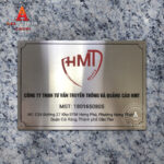In biển công ty bảng hiệu inox trắng - Mẫu 17
