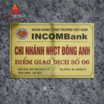 Biển công ty đẹp chất liệu đồng - Mẫu 13