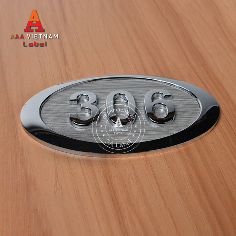 Biển số phòng khách sạn đẹp, biển chỉ dẫn - Mẫu 40