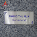In biển tên phòng ban inox nhôm đồng hợp kim - Mẫu 17