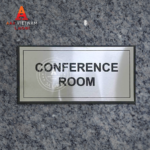 In biển tên phòng ban inox nhôm đồng hợp kim - Mẫu  8