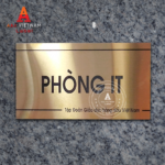 In biển tên phòng ban inox nhôm đồng hợp kim - Mẫu 17