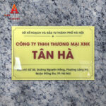 Biển công ty đẹp chất liệu mica - Mẫu 09