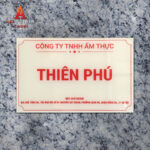 Biển công ty đẹp chất liệu mica - Mẫu 09