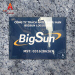 Biển công ty đẹp chất liệu mica - Mẫu 09