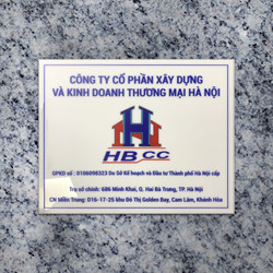 Biển công ty đẹp chất liệu mica - Mẫu 13