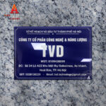 Biển công ty đẹp chất liệu mica - Mẫu 14