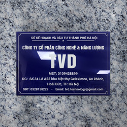 Biển công ty đẹp chất liệu mica - Mẫu 14