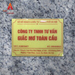 Biển công ty đẹp chất liệu mica - Mẫu 15