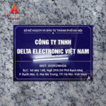 Biển công ty đẹp chất liệu mica - Mẫu 16