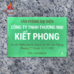 Biển công ty đẹp chất liệu mica - Mẫu 16