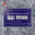 Biển công ty đẹp chất liệu mica - Mẫu 16