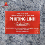 Biển công ty đẹp chất liệu mica - Mẫu 21