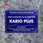 Biển công ty đẹp chất liệu mica - Mẫu 08