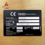 In tem mác máy động cơ bền đẹp - Mẫu 07