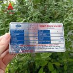 In tem mác máy động cơ bền đẹp - Mẫu 10