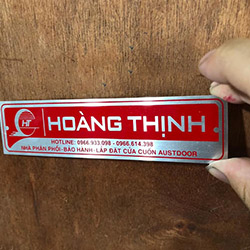 Tem nhôm in đẹp giá rẻ - Mẫu 24