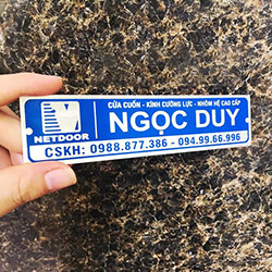 Tem nhôm in đẹp giá rẻ - Mẫu 27