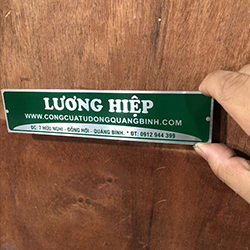 Tem nhôm in đẹp giá rẻ - Mẫu 34