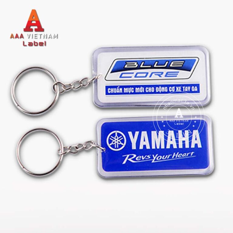 Móc khóa nhựa đổ keo epoxy - Mẫu 16