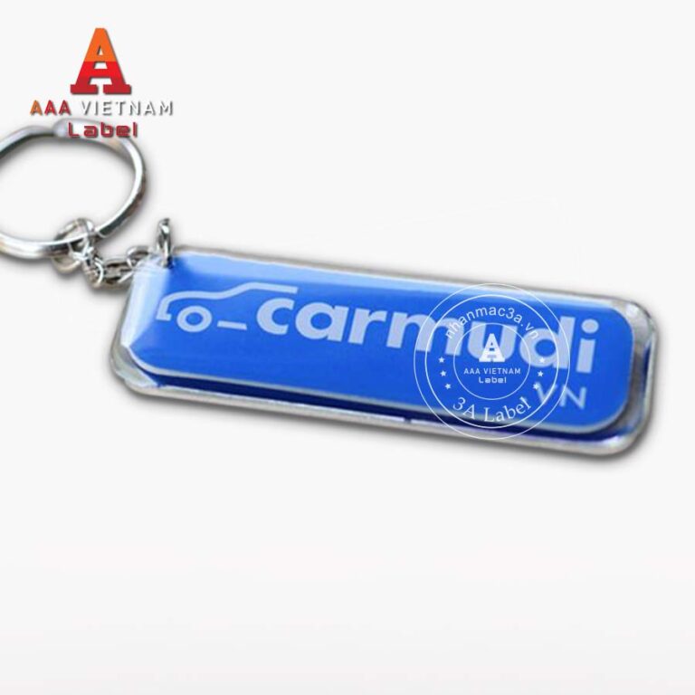 Móc khóa nhựa đổ keo epoxy - Mẫu 20
