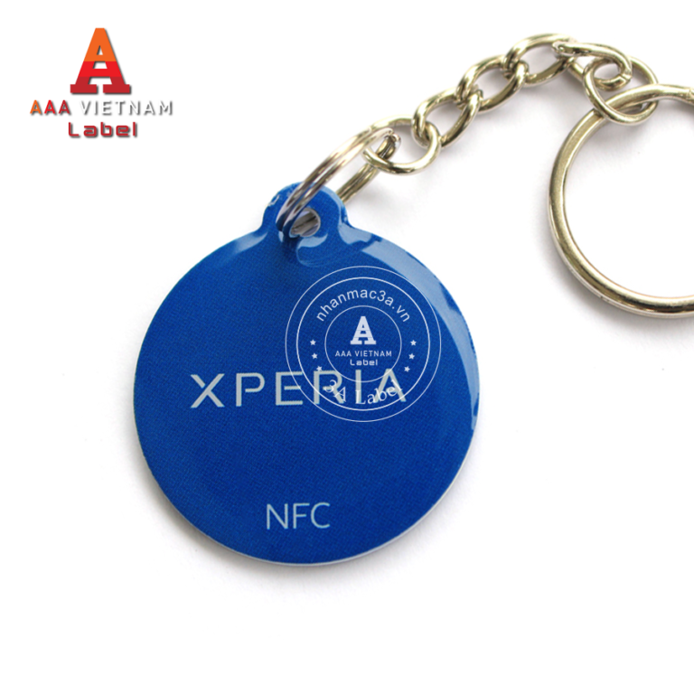 Móc khóa nhựa đổ keo epoxy - Mẫu 4