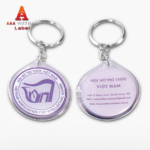 Móc khóa nhựa đổ keo epoxy - Mẫu 16