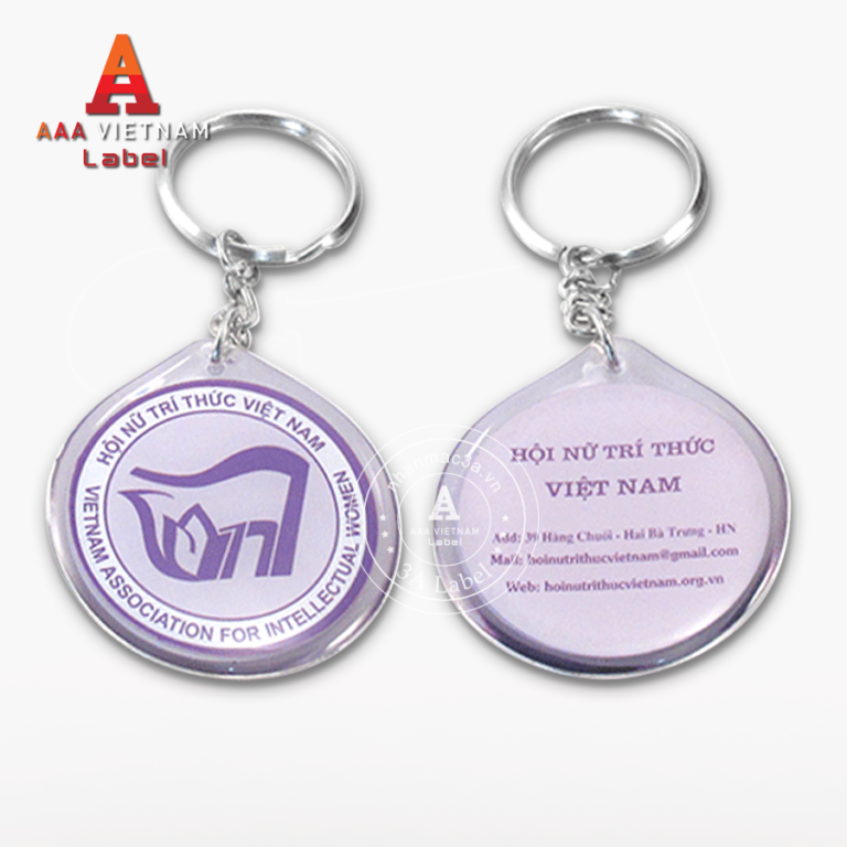 Móc khóa nhựa đổ keo epoxy - Mẫu 9