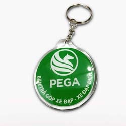Móc khóa nhựa đổ keo epoxy - Mẫu 18