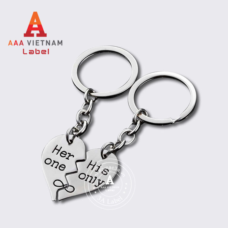 Móc khóa kim loại - Mẫu 38