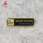 Thẻ tên nhân viên cài áo đẹp - Mẫu 03