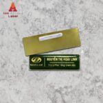 Thẻ tên nhân viên cài áo đẹp - Mẫu 11