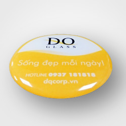In logo tem nhựa phủ keo epoxy giá rẻ - Mẫu 13